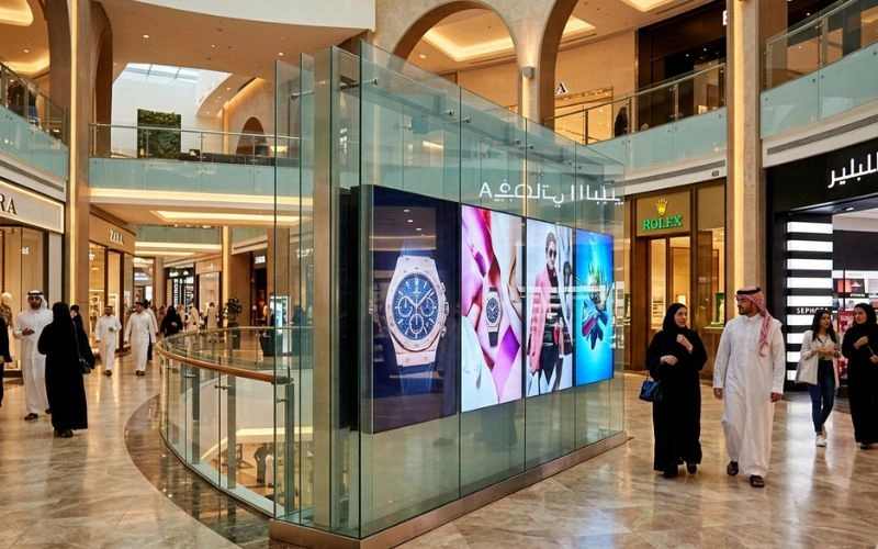 Smart Film for shopping malls