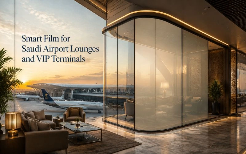 Smart Film for Saudi Airport Lounges and VIP Terminals